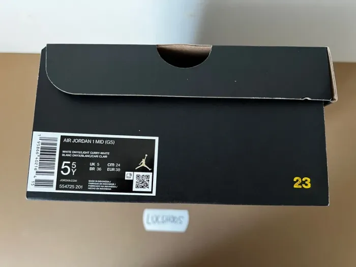 Nike Air Jordan 1 Mid Light Cardinal Curry - 38 - photo numéro 9