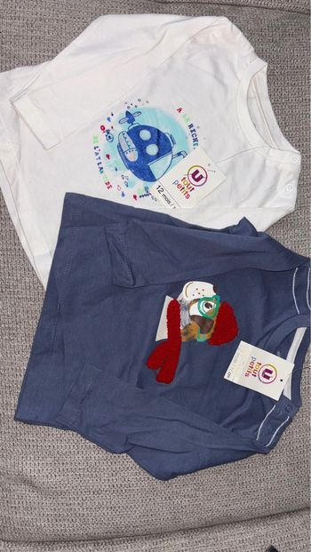 Lot de 2 tee-shirts à manches