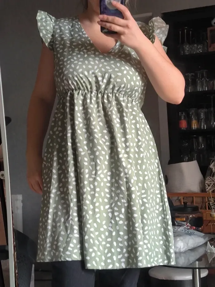 Robe été verte