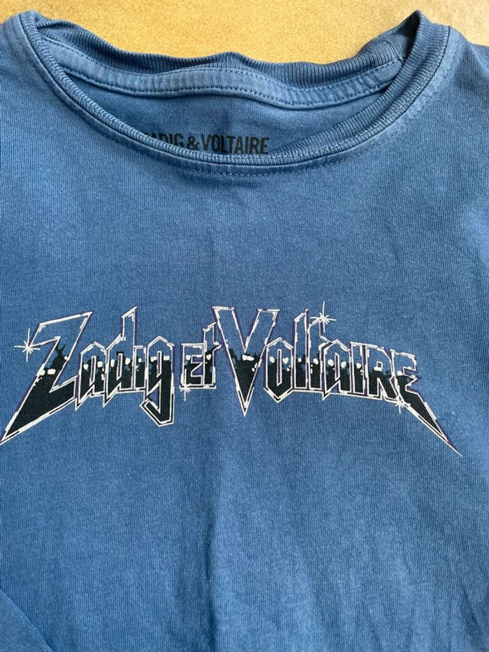 TEE shirt manche longue zadig et voltaire - photo numéro 2