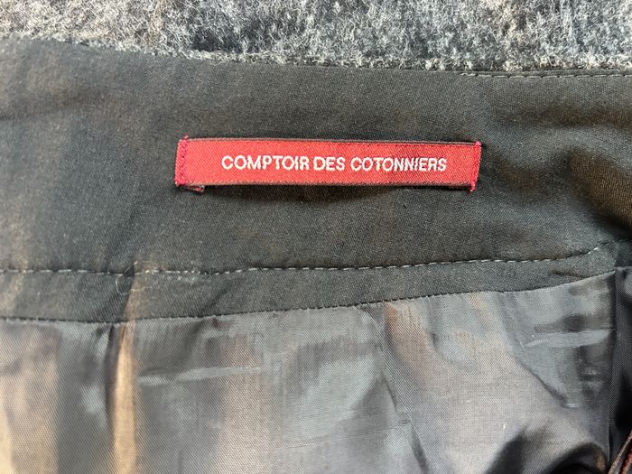 Minijupe grise Comptoir des Cotonniers - Taille 36 - photo numéro 4