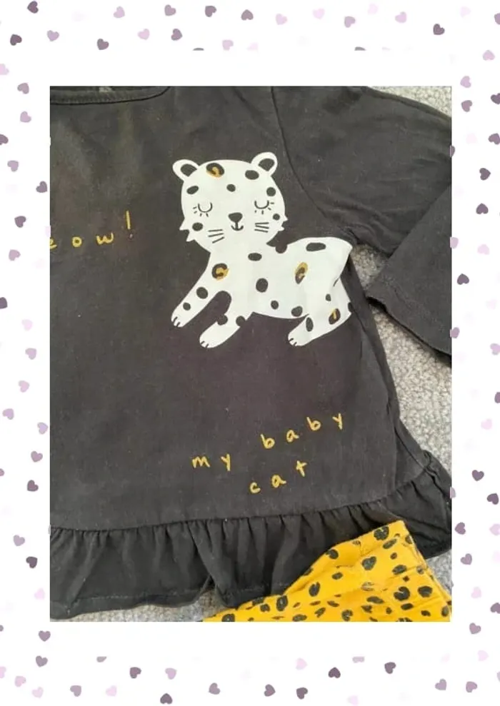 Kiabi Mignon Ensemble Imprimés Taille 18 mois/82 cm - photo numéro 2