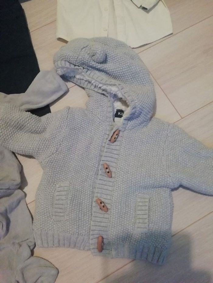 Manteau gilet tricot