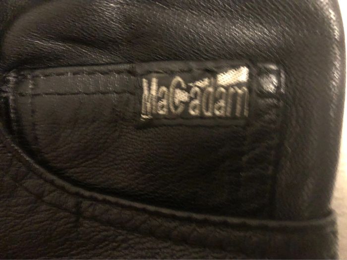 BB-Pantalon moto en cuir « mac adam » T36 porté 1h - photo numéro 3