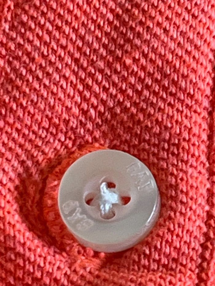 Sweat-shirt manches courtes orange fluo 3 ans gap - photo numéro 5
