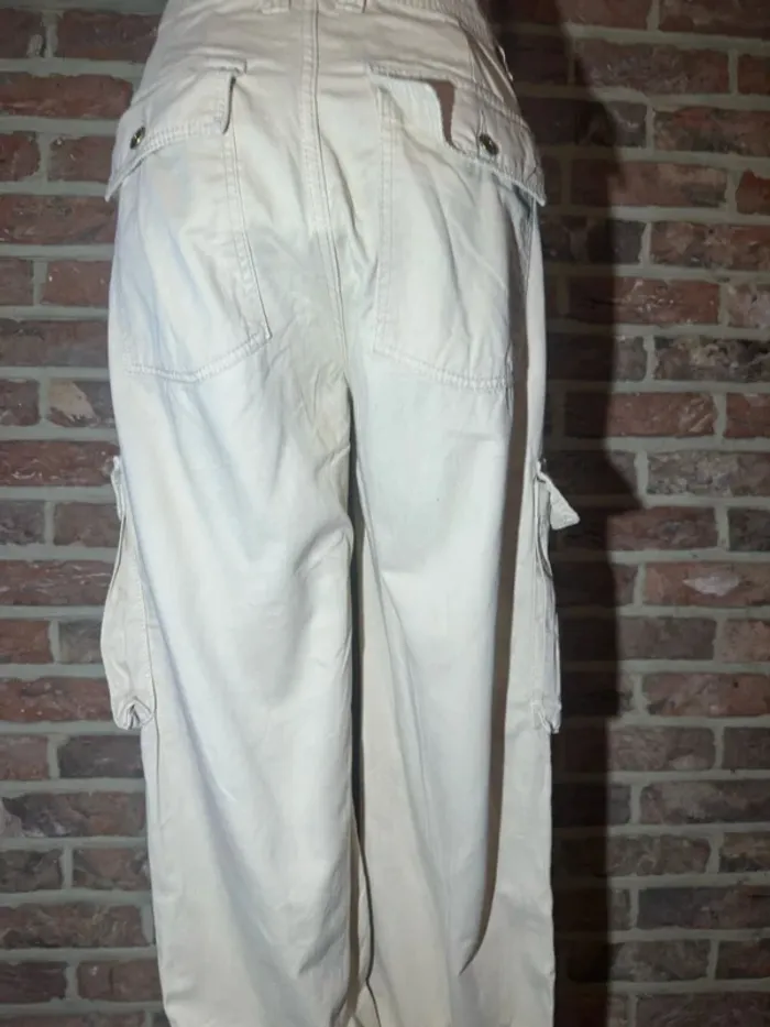 Jeans beige cargo Bershka Taille 32/XXS - photo numéro 16