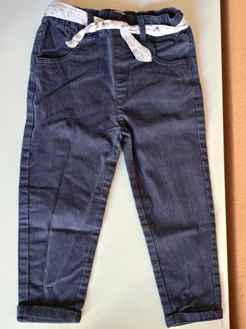 Pantalon fille avec ceinture 36 mois