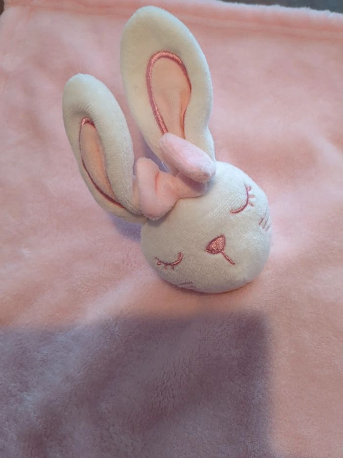 Doudou lapine rose - photo numéro 5