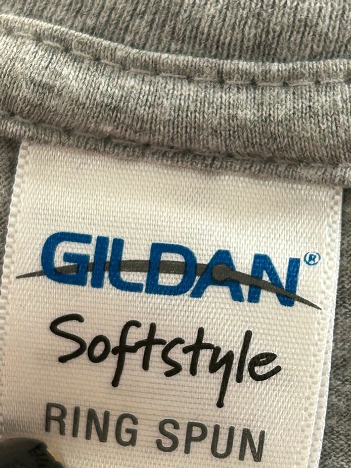 T-shirt Gris Gildan "Sweet Devils", Taille 36 - photo numéro 3