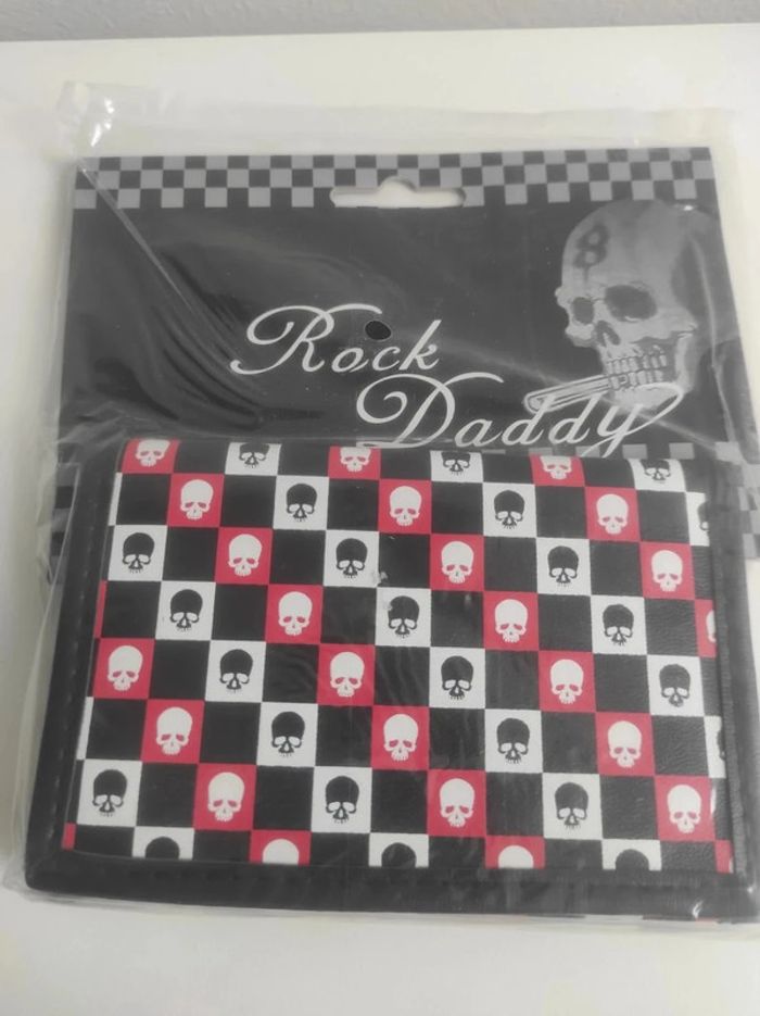 Porte feuille gothique avec chaîne rock Daddy neuf - photo numéro 2
