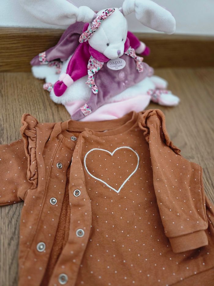 Pull manches longues chaud bébé fille Gémo 6 mois - photo numéro 3