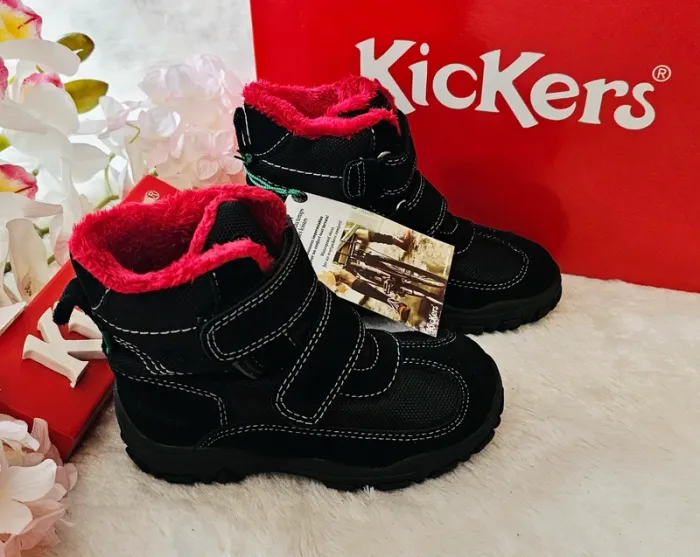 Bottes Bottines Scratch Waterproof Fourrées Kickers T26