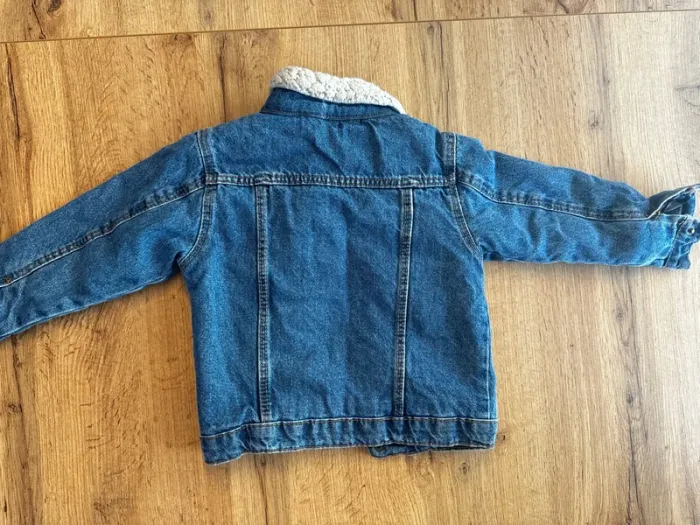 Veste en jeans fournée garçon - photo numéro 5