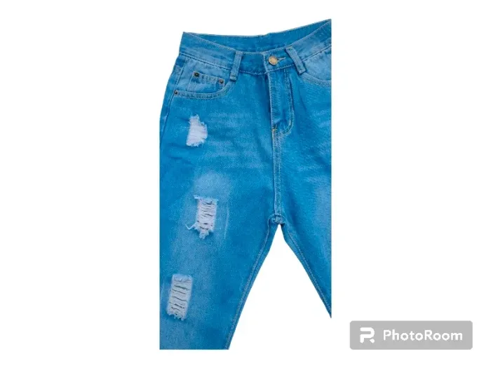Jeans large troué taille 34 (size 26) - photo numéro 2