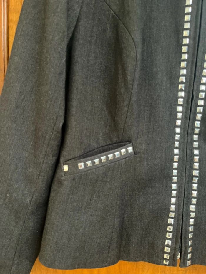 Veste grise Bonprix Collection taille 42 - photo numéro 3