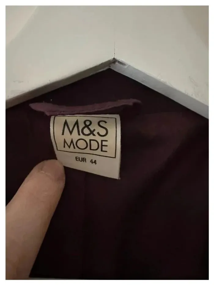 Blazer femme mauve en très bon état, taille 44 - photo numéro 4