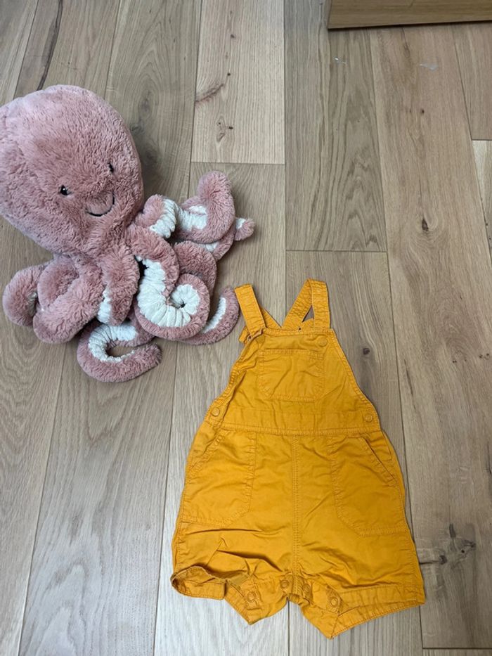 Salopette jaune - Petit bateau