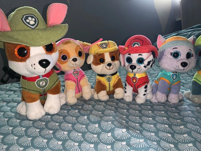 Lot peluche ty pat patrouille - photo numéro 3