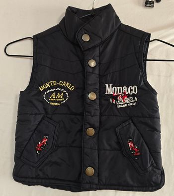 Doudoune sans Manche Grand prix Monaco T: 2 ans