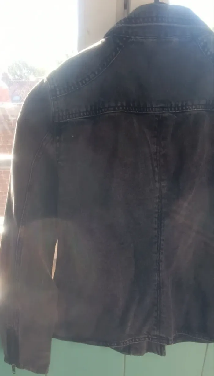 Veste jean gris foncé Esprit - photo numéro 5
