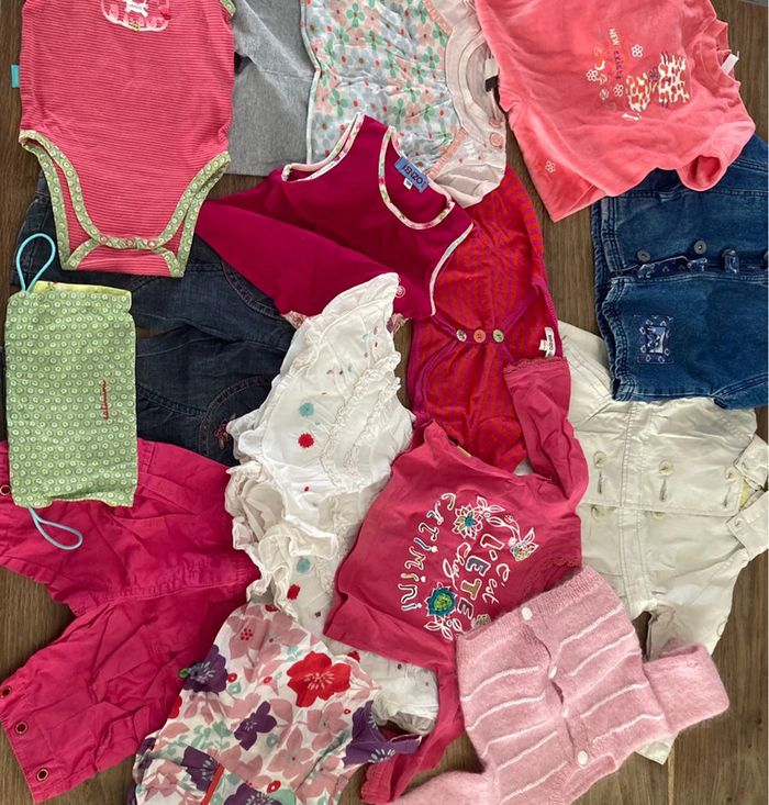 Lot vêtements fille 12 mois IKKS Kenzo Catimini