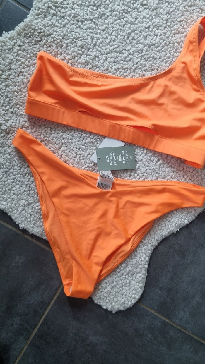 2 pieces maillot de bain 👙 H&M neuf orange XL 46 48