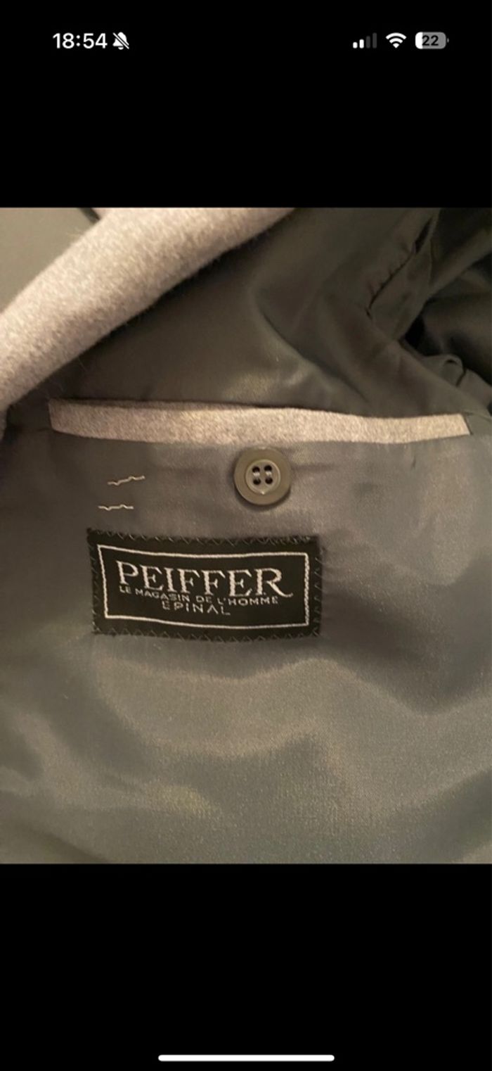 Ensemble costume homme Peiffer en laine L - photo numéro 5