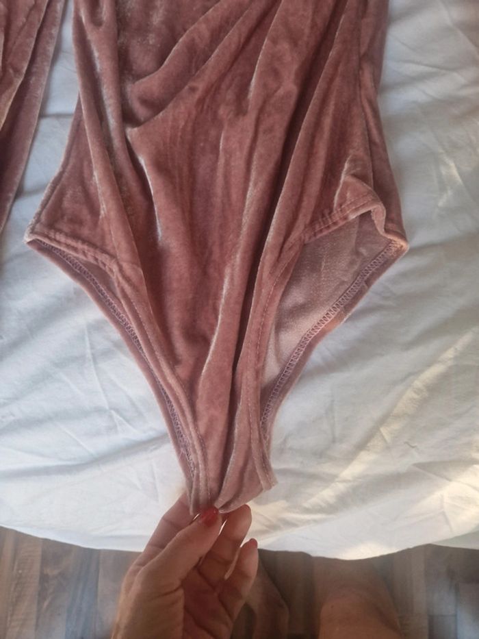 Lot de 2 bodies Velour Rose - photo numéro 5