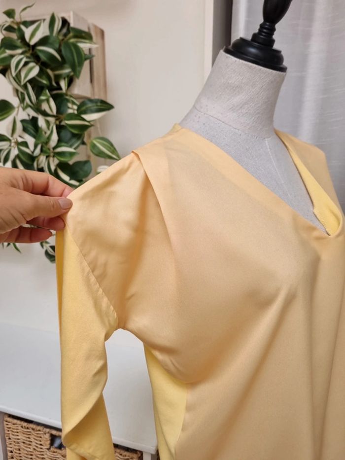 Haut jaune U Collection taille 38/40 - photo numéro 3