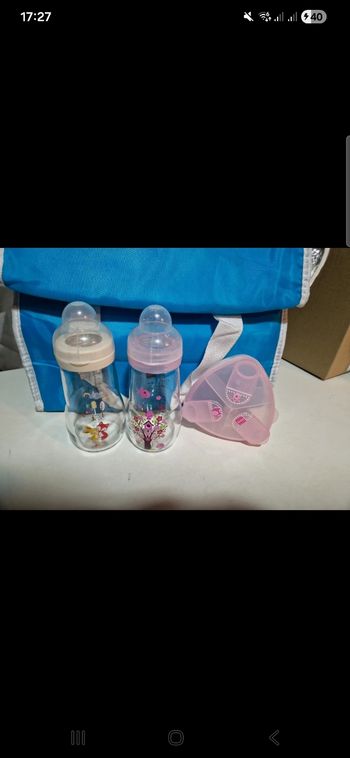 Biberons Mam en verre 260ml