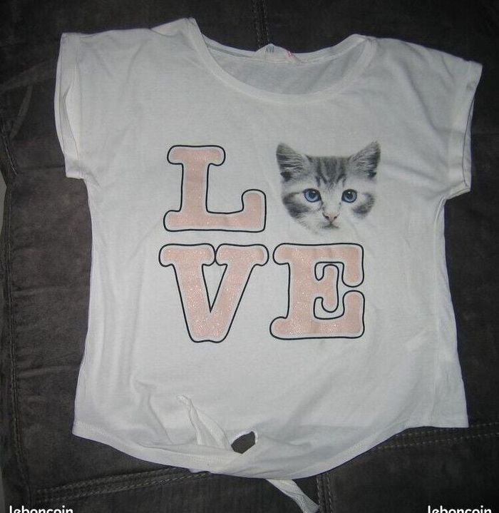 T-shirt fille fantaisie avec motif "H&M" - 10 / 12 ans