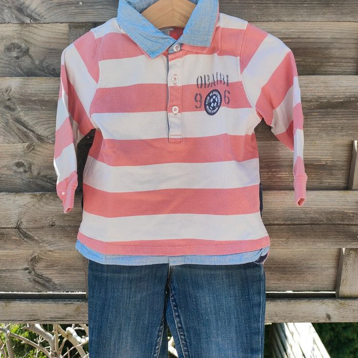 T-shirts manches longues Polo 24 mois