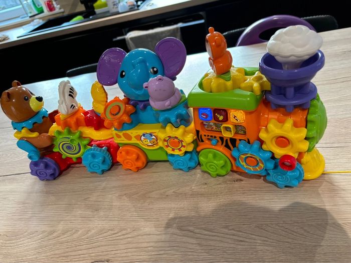 Petit train des animaux interactif à engrenages - Vtech - photo numéro 11