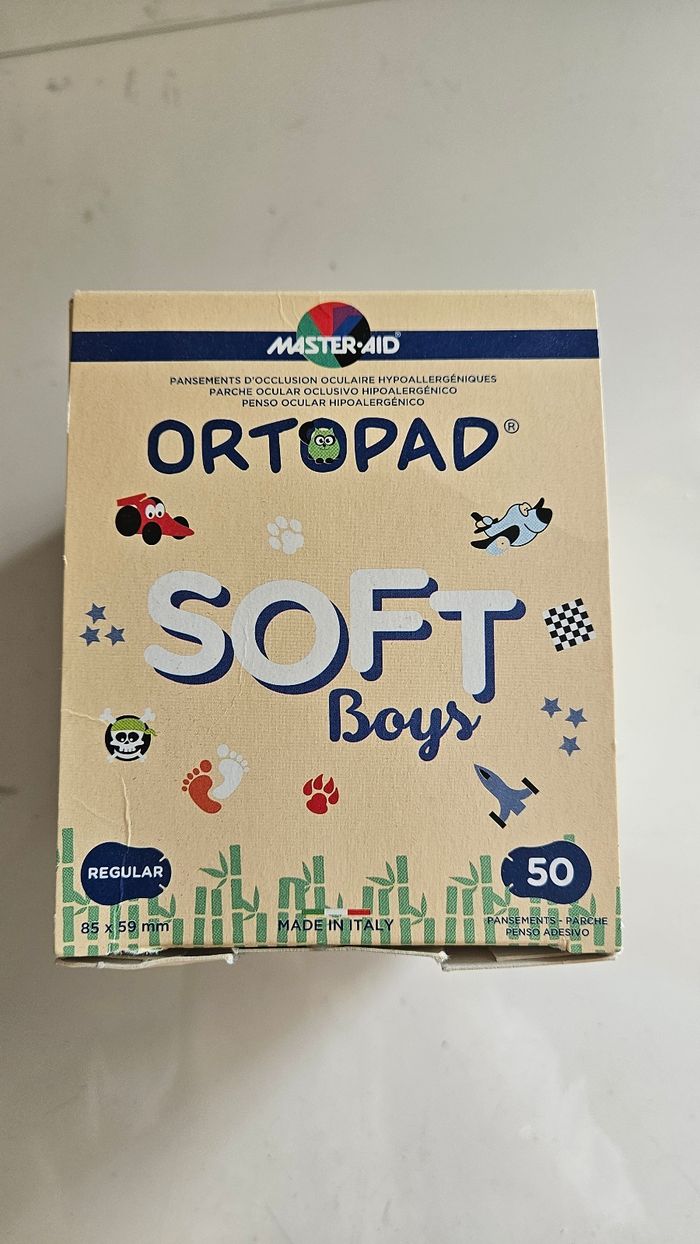 Ortopad cache œil regular