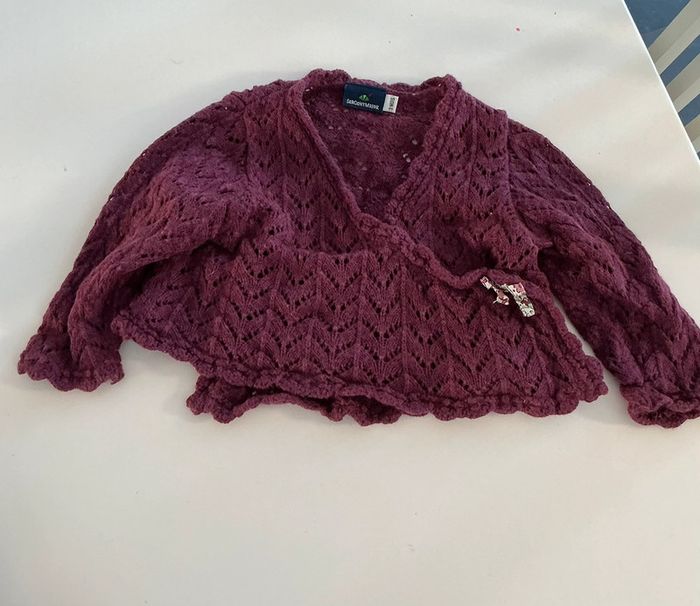 Ensemble bordeaux 3 mois - photo numéro 8