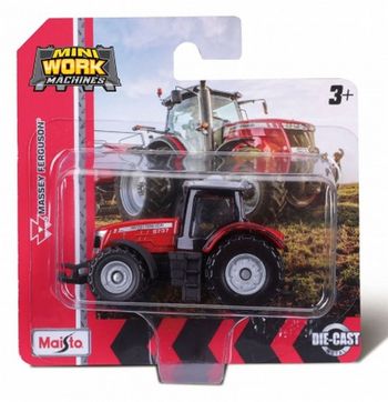 Tracteur massey fergusson rouge Maisto serie Mini WORK