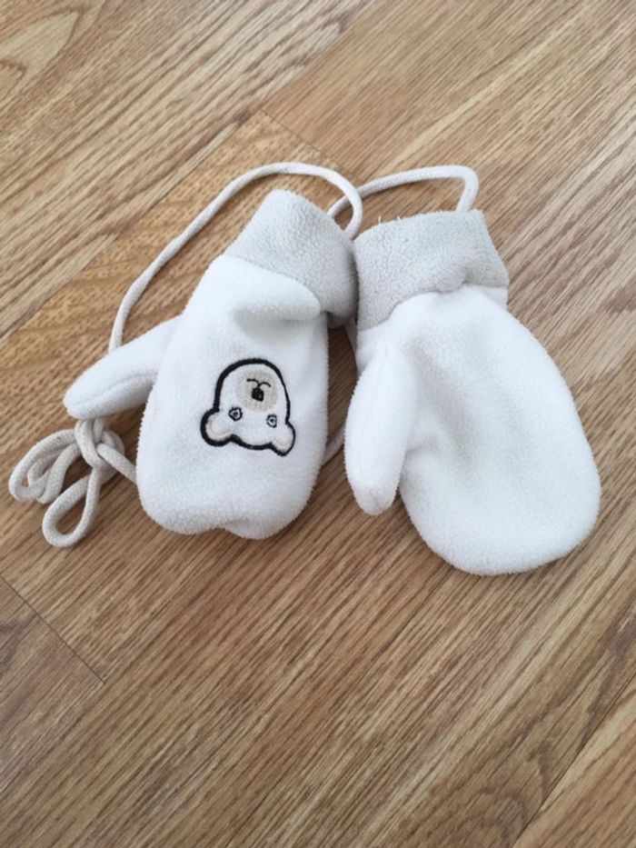 Bonnet et moufles bébé Kappahl 3-6 mois, 42 cm - photo numéro 3