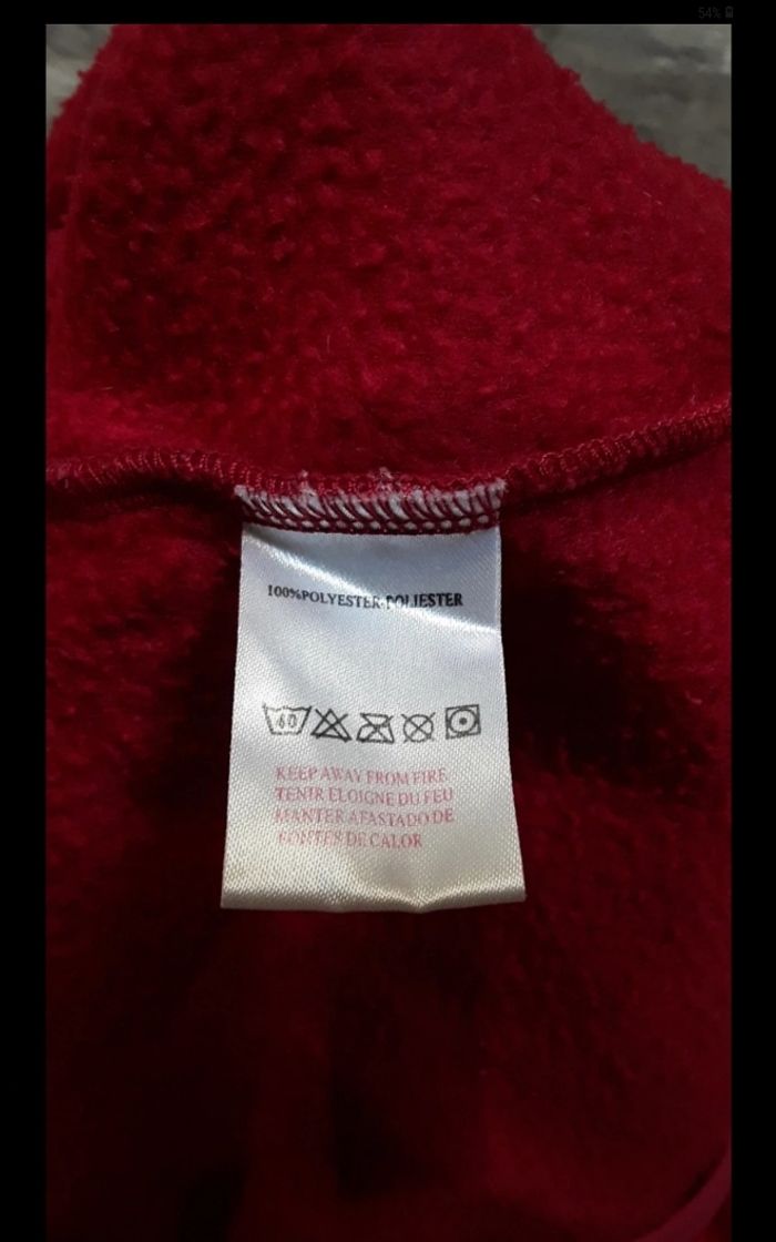Grenouillere rouge avec bonnet - photo numéro 4