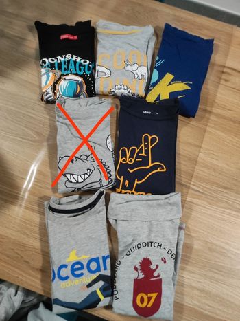 Lot 6 tee-shirt 10 ans