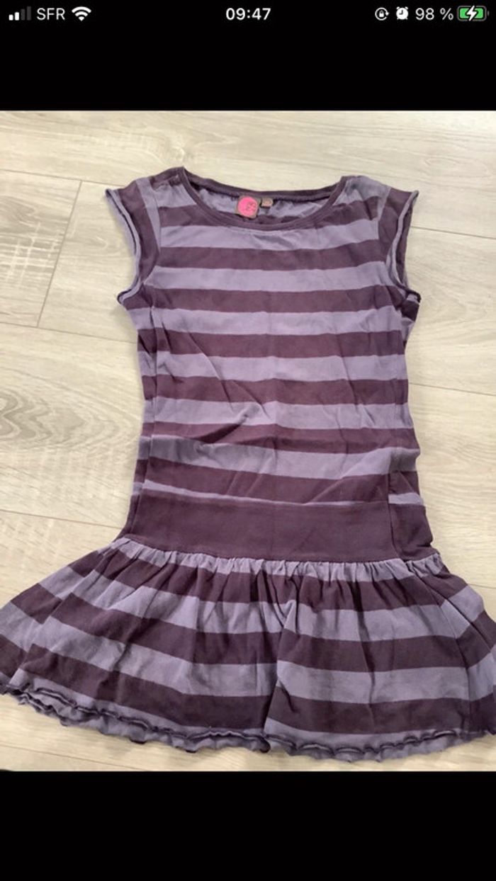 Robe rayée