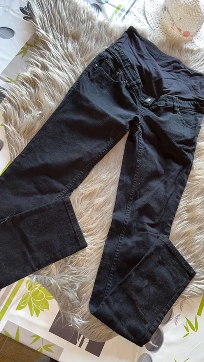 Jeans noir grossesse Colline taille 34