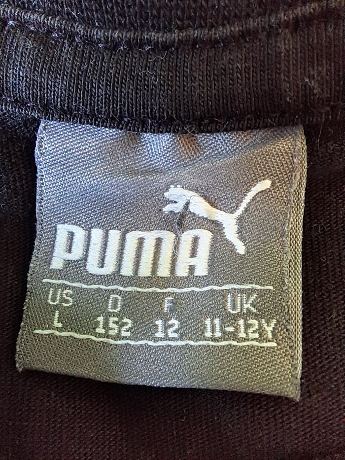 T-shirt noir et bleu PUMA 12 ans - photo numéro 2