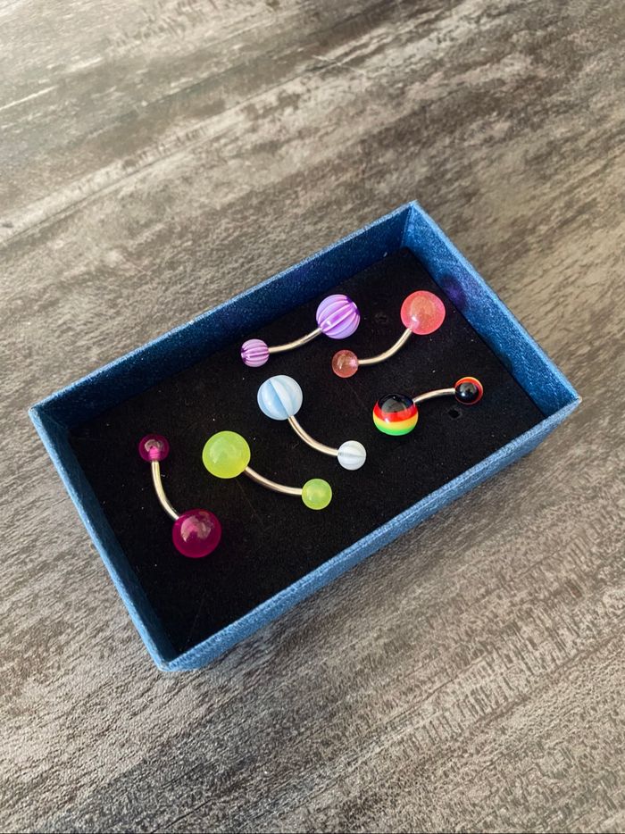 Lot de piercing nombril - photo numéro 2