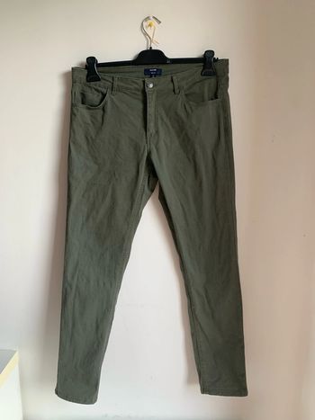 Pantalon kiabi kaki slim