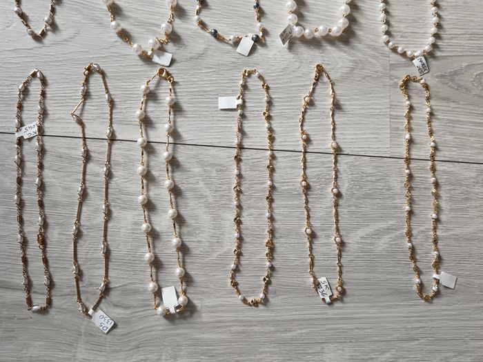 Lot collier perles - photo numéro 2