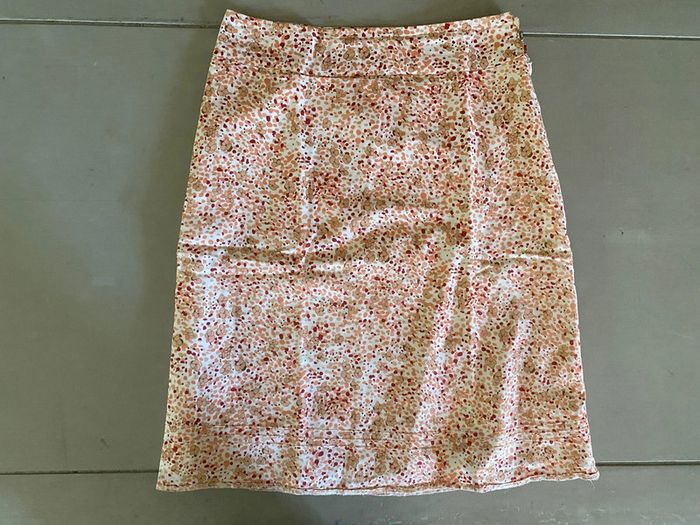 Jupe Etam à fleurs style liberty et pois taille 36 - photo numéro 10
