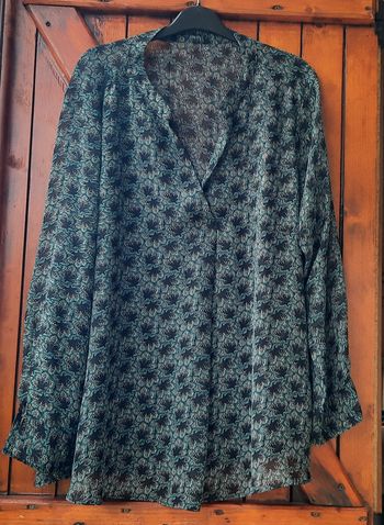 Blouse voile imprimée XXL/44