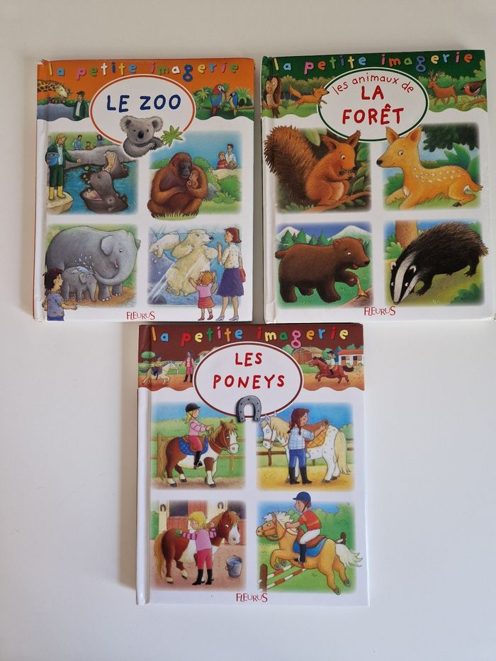 Lot de 3 livres la petite imagerie Fleurus
