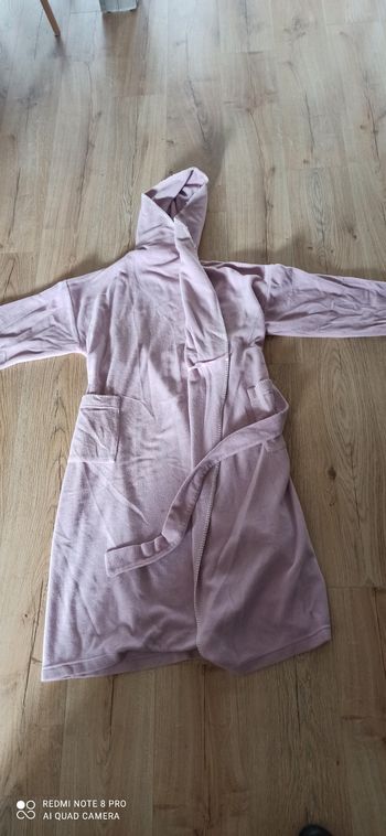 Peignoir rose t. 40