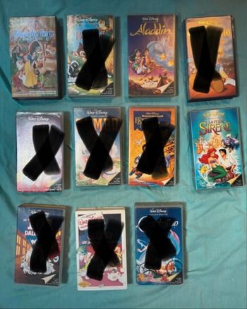 Cassettes VHS Disney